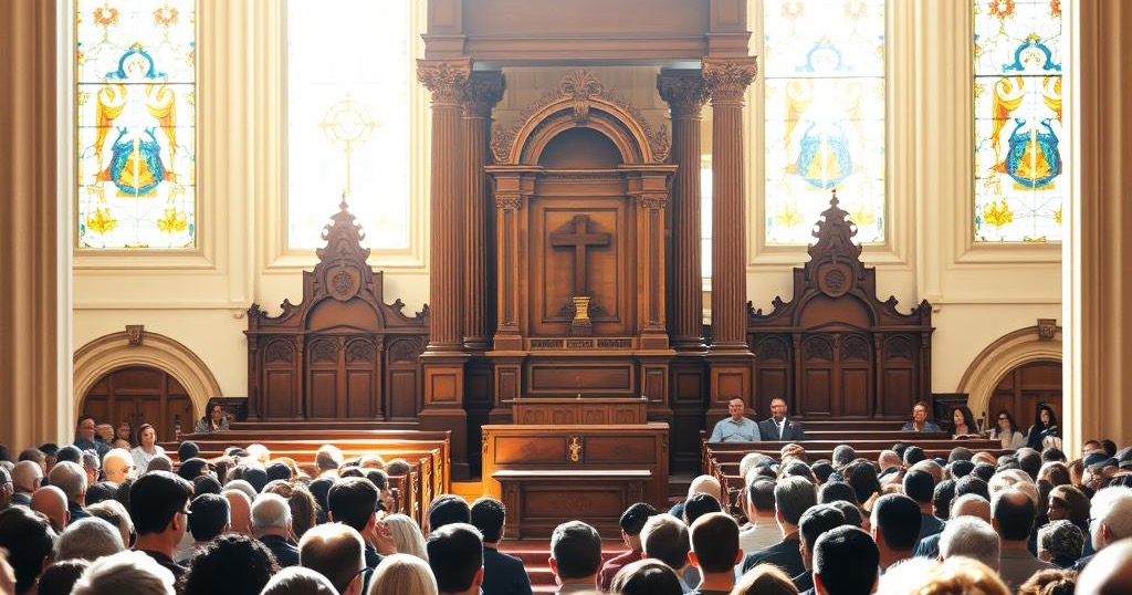 Easter Sunday church service with ChurchCRM visitor tracking