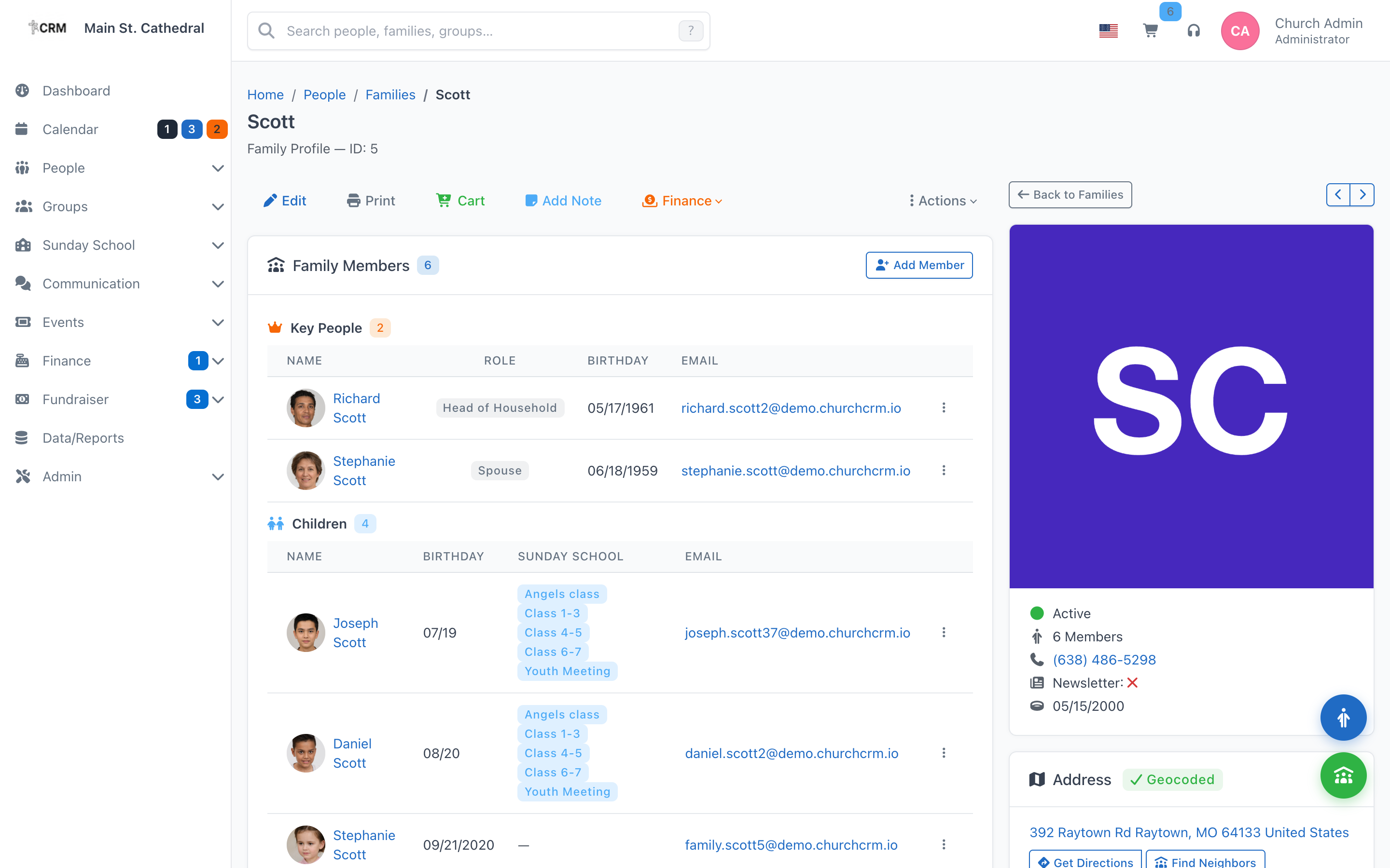 Family View — ChurchCRM